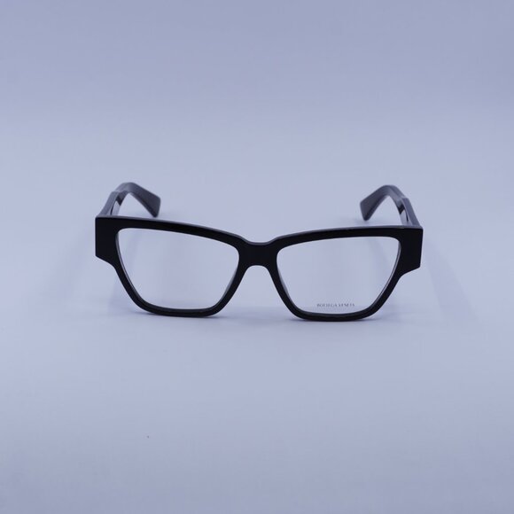 Bottega Veneta BV1288O 001 Eyeglasses Black Cat Eye 55mm Frame - Picture 3 of 10